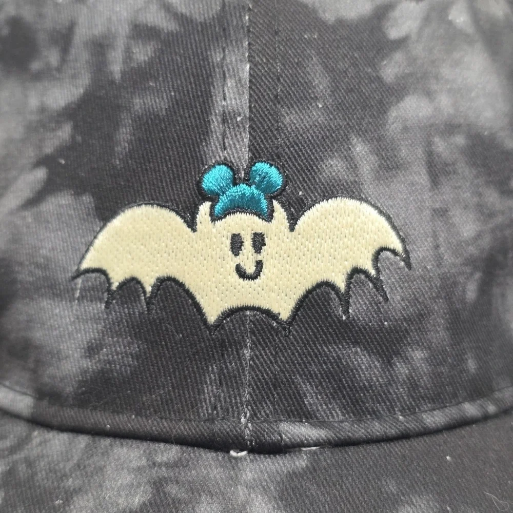 Disney 2023 Halloween Bat Boo Mickey Mouse Ear Baseball Hat Cap Glow In The Dark